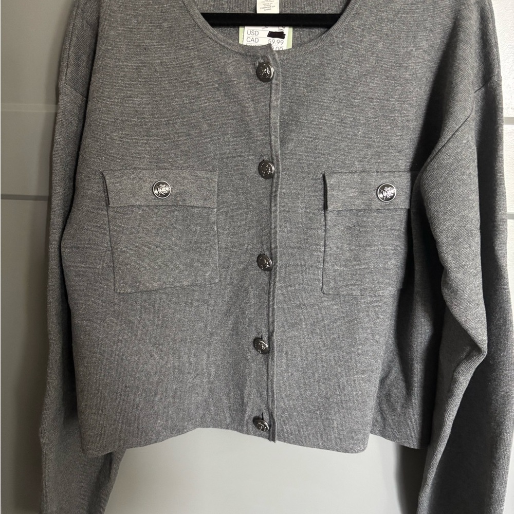 NWT H&M Gray Women's Cardigan